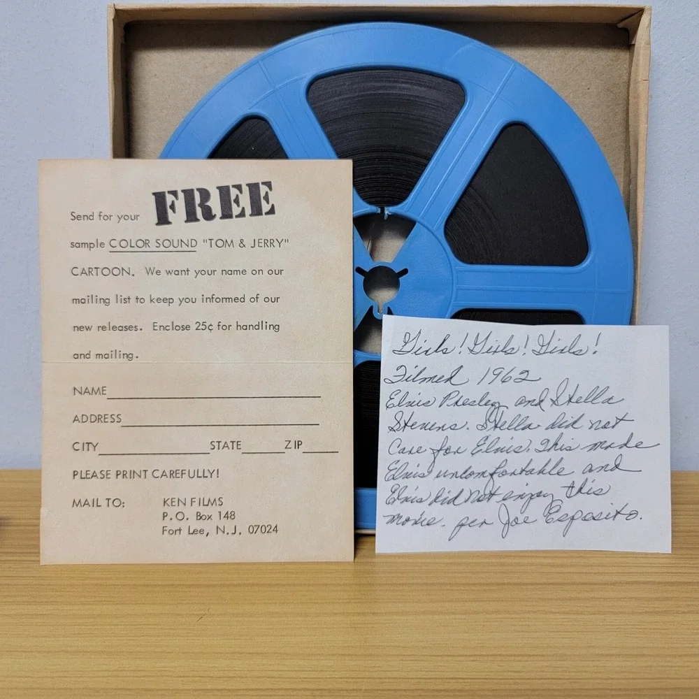 Elvis Girls! Girls! Girls! Super 8 375 foot Reel Sound and Color Movie Ken Films